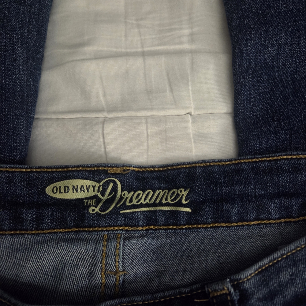 Old Navy Women's Dreamer Boot Cut Jeans - Dark Blue - Picture 3 of 6